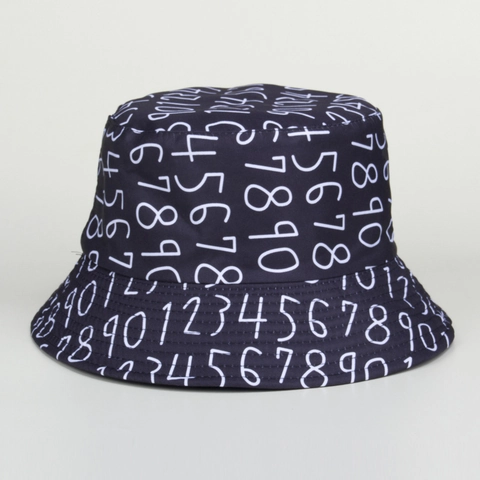 Cappello Alla Pescatora Reversibile Cotone Twill Stampa Numerica Digitale Protezione Solare Per Uomo Donna