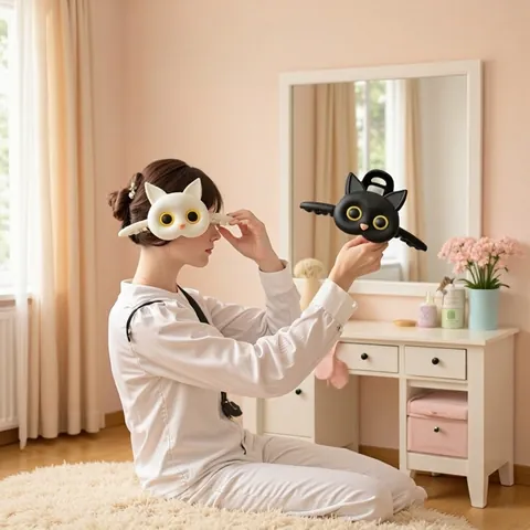 Molletta Per Capelli A Forma Di Gatto Grande In Plastica E Elastico Per Capelli Stile Coreano Accessorio Per Donna