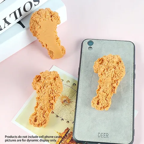 Realistic Fried Chicken Drumstick Model Simulation Food PVC For DIY Decoration Photography Prop Prank Toy Accessory