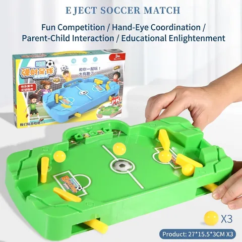 Calcio Da Tavolo Espulsione Giocattolo Da Scrivania Interattivo Competitivo Plastica Sport Educativo Per Bambini