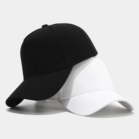 Baseball Cap Cotton Sun Protection Outdoor Casual Sports Hat Adjustable Plain Contrast Color Minimalist For Men Women