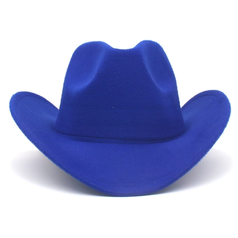 Western Cowboyhut Aus Wollfilz Gebogene Breite Krempe Vintage Outdoor Fedora Jazz Hut Für Damen Herren
