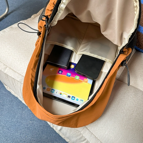 Zaino Casual In Nylon Grande Capacità Zainetto Per La Scuola Resistente All'acqua Per Studenti Borsa Per Laptop Viaggi