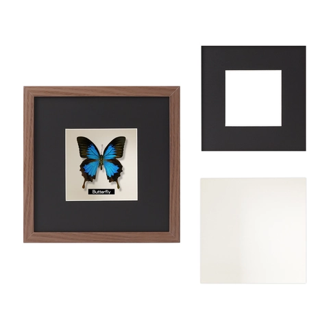 Wood Shadow Box Frame 3D Deep Display Case For Butterfly Specimen Dried Flowers DIY Desktop Wall Mount Home Decor