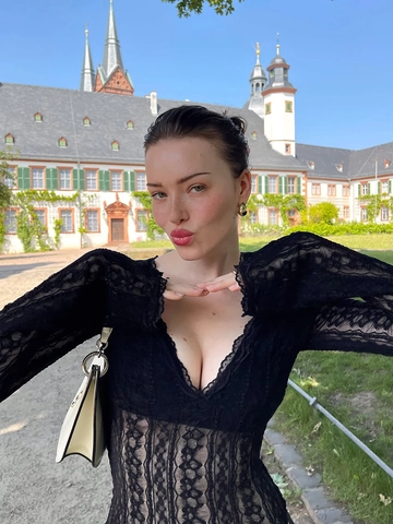 Sexy Langarm Oberteil Spitze V-Ausschnitt Durchsichtig Mesh Slim Fit Crop Top Streetwear Damen