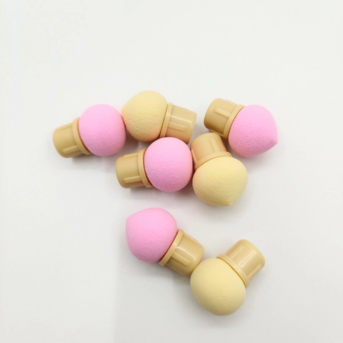 Nail Art Sponge Heads Soft Gradient Smudging Tips For Ombre DIY Manicure Pointed And Round Mushroom Shape
