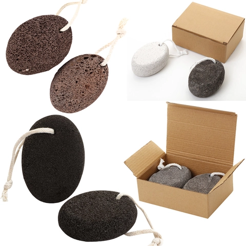 Natural Volcanic Pumice Stone Foot File Callus Remover For Dead Skin Exfoliating Scrub Pedicure Tool