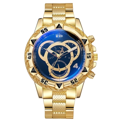 Men Quartz Watch Business Casual Large Dial Alloy Band Fashion Round Wristwatch Masculine Accessory For Daily Wear