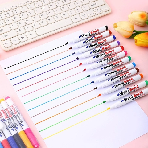 Magic Floating Water Drawing Pens Colorful Plastic Dry Erase Whiteboard Markers Educational Toys For Kids DIY Painting