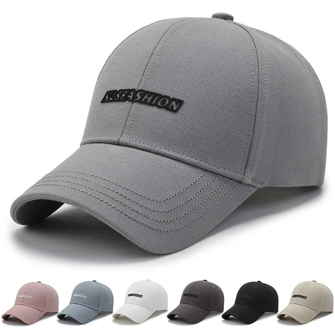Unisex Baseballkappe Polyester Atmungsaktiv Buchstabenstickerei Verstellbar Sonnenschutz Outdoor Casual Koreanischer Stil