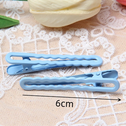 Traceless Hair Clip DIY Jewelry Making Finding Metal Macaron Color Wave Bangs Pin For Women Girls Styling Accessory