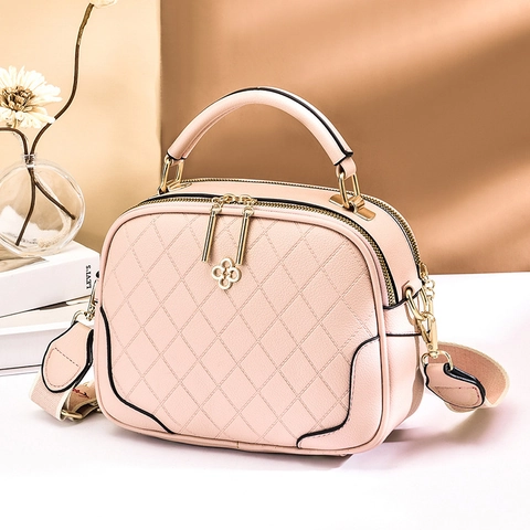 Sac À Épaule Pour Femmes Cuir PU Motif Crocodile Quadrillage Matelassé Sac Bandoulière Double Fermeture Éclair Large Bandoulière