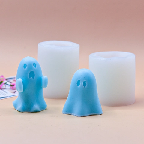 Ghost Silikonform Für Halloween Backen Kuchendekoration Handgemachte Seife Kerze Harz Handwerk DIY Kreativ Dekorativ