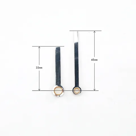 Modern Silver Aluminum Mirror Clock Hands Professional DIY Repair Replacement Parts For Wall Clock And Alarm Clock 268