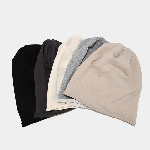 Gorro Beanie Holgado De Punto Color Sólido Suave Cálido Gorro Para Mujeres Hombres Invierno Exterior Borde Enrollado