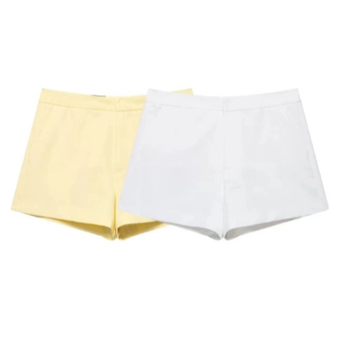 Women Sleeveless Vest And Shorts Solid Color Button Front Square Neck Casual Streetwear Summer Outfit