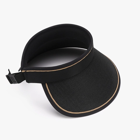 Women Sun Visor Hat Wide Brim UV Protection Adjustable Straw Braid PVC Empty Top Beach Outdoor Cycling Summer Headwear