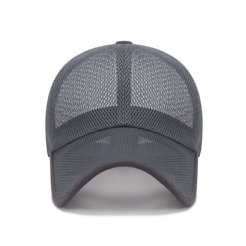 Casquette De Baseball En Mesh Respirant Chapeau De Soleil Extérieur Été Pour Hommes Et Femmes Adjustable Sport