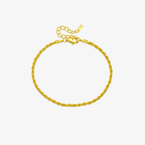 Minimalistisches 925 Sterlingsilber Gedrehtes Seil Armband Für Damen Koreanisches Nischendesign Verstellbares Gold Silber Kettenschmuck