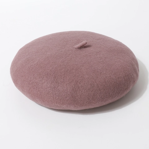 Elegante Dames Katoenen Baret Effen Kleur Franse Schilder Kunstenaar Pet Warm Herfst Winter Muts Mode Hoofddeksels Accessoires