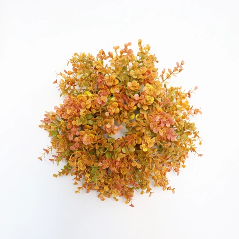 Künstlicher Eukalyptusblatt Kranz Herbst Simulation Kunststoff Gras Girlande Für Wand Türbehang Hochzeit Party Tischdeko