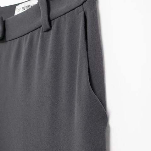 Pantalones De Traje Profesionales Para Mujer Cintura Media Micro Flare Pantalones Poliéster Oficina Elegante Negocios Formal