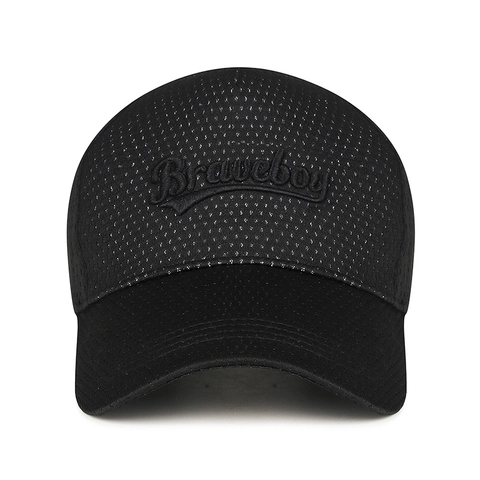 Mesh Baseball Kappe Polyester Atmungsaktiv Stickerei Verstellbar Sommer Sonnenschutz Outdoor Sport Trucker Hut Lässig