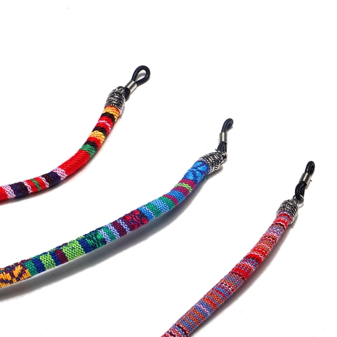 Brilkoord Gevlochten Brilketting Antislip Verstelbaar Boho Etnische Stijl Kleurrijke Brillen Accessoires