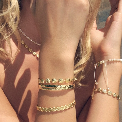 Collana E Bracciale In Acciaio Inossidabile Texture Martellata Gioielli Catena Maglie Quadrate Minimalista Donna Stile Di Nicchia