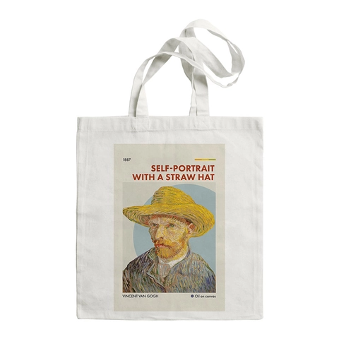 Van Gogh Oil Painting Art Print Canvas Tote Bag Aesthetic Shoulder Shopping Handbag Casual Eco Friendly Reusable Purse