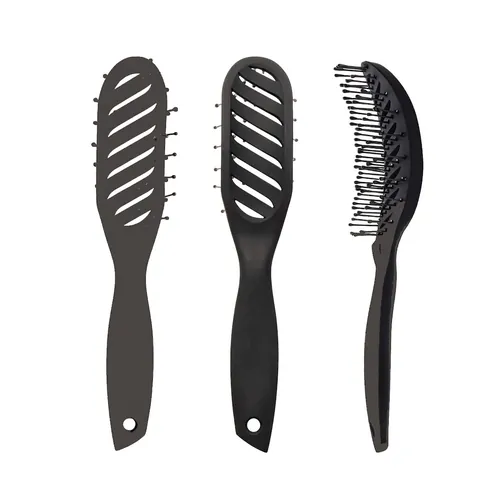 Spazzola Per Capelli Ventilata Pettine Per Styling Districante Per Donna Capelli Bagnati Asciutti Massaggio ABS Perni In Nylon Antistatico