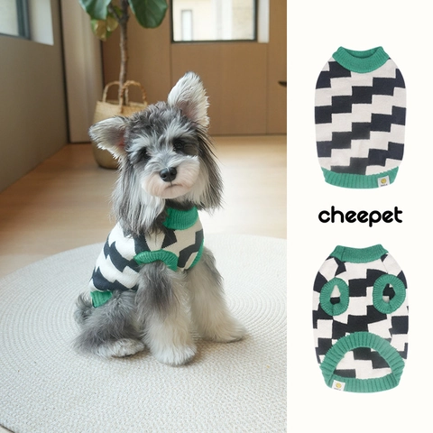 Gilet Maglione In Maglia Per Animali Domestici Motivo A Scacchi Geometrico Vestiti Caldi E Morbidi Per Cani Gatti Cuccioli