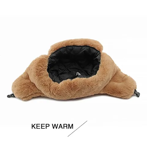Gorro De Trampero De Invierno Piel Sintética Ushanka Con Orejeras Resistente Al Viento Cálido Sombrero De Aviador Unisex