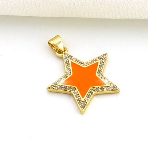 Ciondoli Per Gioielli Di Moda Lega Rame Micro Intarsio Zircone Smalto DIY Collana Bracciale Pendente Accessorio
