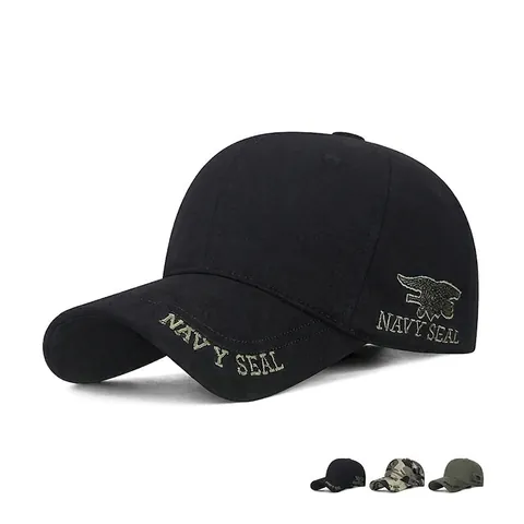 Cappello Da Baseball Tattico Lettere Ricamate Cotone Regolabile Protezione Solare All'aperto Stile Militare Per Uomini Donne