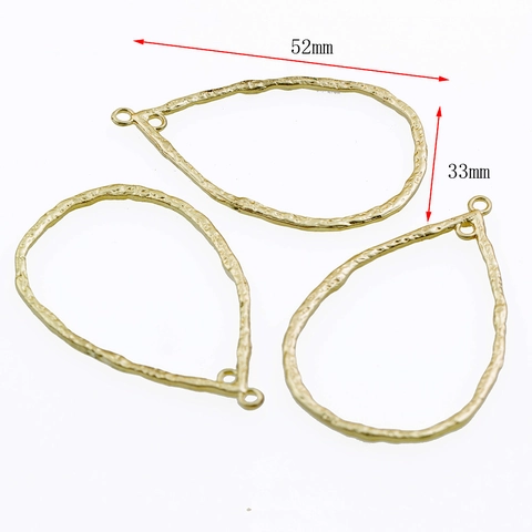 Dijes Aleación Geométrica Textura Martillada DIY Fabricación Joyas Pendants Para Pendientes Collares Moderno Elegante