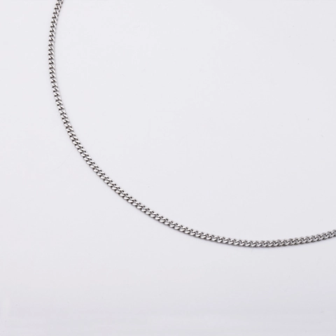 Collar De Cadena De Eslabones Cubanos De Acero Inoxidable Pulido Espejo Estilo Hip Hop Punk Joyería Para Hombres Mujeres