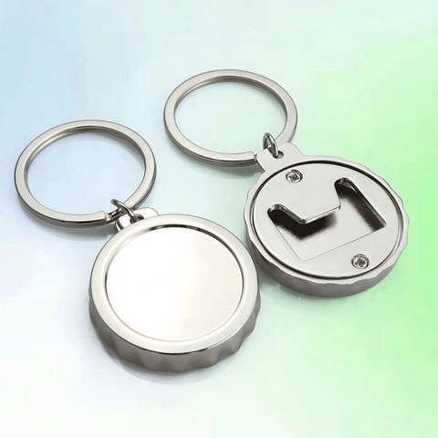 Apribottiglie Portachiavi Metallo Lega Di Zinco Portatile Tappo Casa Forma Di Lacrima Strumento Da Tasca Per Bar