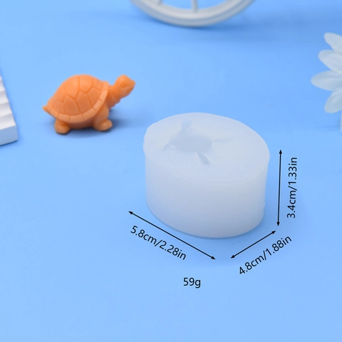 Turtle Silicone Mold Animal Shape 3D DIY For Fondant Chocolate Baking Aromatherapy Candle Soap Resin Crafting