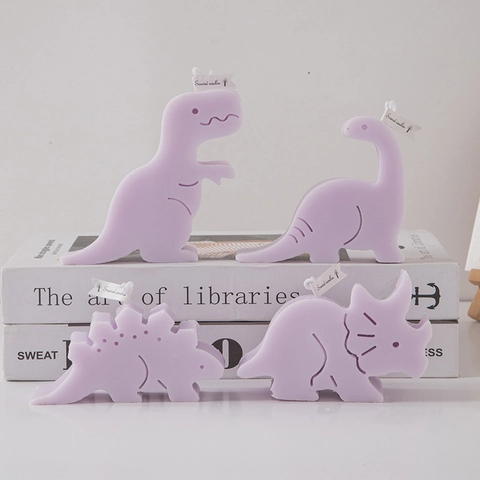 Geurkaars Dinosauriër Dier Cartoon Paraffine Was Creatieve Decoratieve Huisgeur Cadeau Bureau Ornament