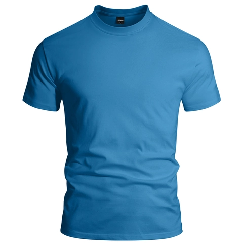 Herren Kurzarm T-Shirt Polyester Rundhalsausschnitt Einfarbig Lässig Sport Atmungsaktiv Leicht Mode Oberteil