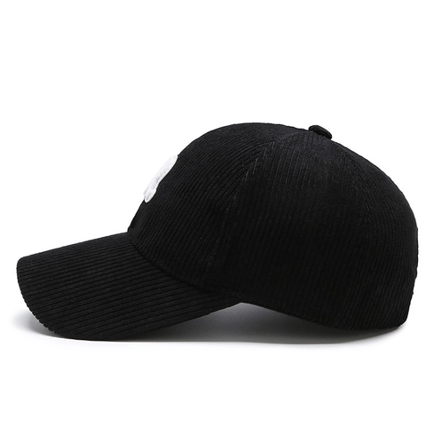 Cappello Da Baseball In Velluto A Coste Vintage Con Ricamo Lettera R Regolabile Casual Retro Per Uomo Donna