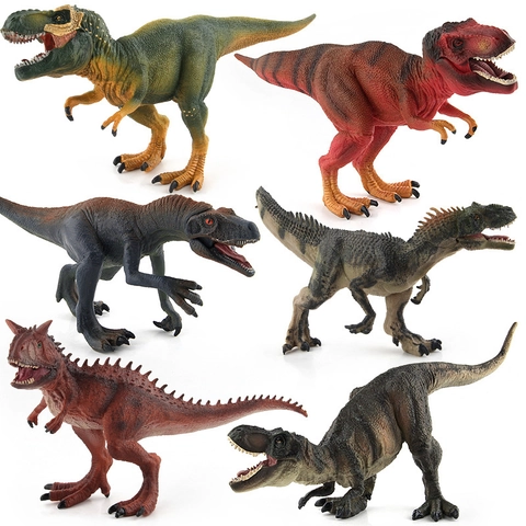 Giocattoli Modello Dinosauro Simulazione Realistica Plastica Solida Allosaurus Tyrannosaurus Mascella Mobile Educazione Novità
