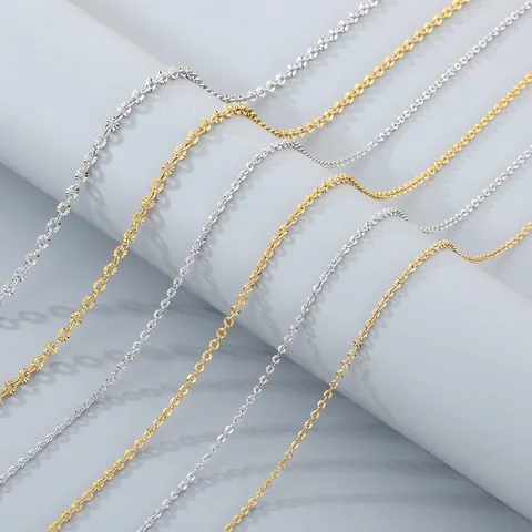 Collar Y Pulsera De Cadena De Eslabones Texturizados De Acero Inoxidable Joyería De Moda Para Mujer