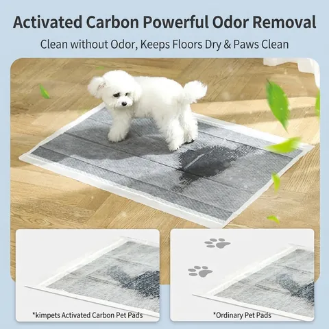 Charcoal Activated Carbon Pet Training Pads Absorbent Deodorizing Quick Dry Leakproof Puppy Pee Mats Indoor Dog Care