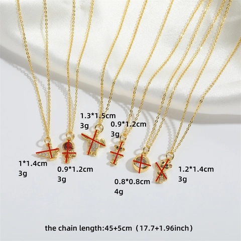 Vintage Rame Zirconia Pendente Animale Collana Per Donna Retro Placcato Oro Smaltato Orso Tartaruga Lampada Magica Catena Della Clavicola