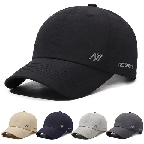 Baseball Cap Quick-Dry Polyester Breathable Sun Protection Outdoor Running Sports Adjustable Unisex Hat