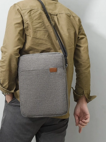 Bolso Mensajero Portátil Hombre Oxford Impermeable Ligero Vertical Bandolera Maletín Negocios Oficina Viaje