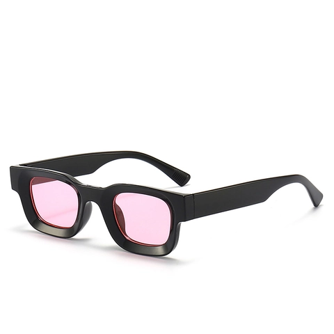 Gafas De Sol Rectangulares Retro Montura PC Protección UV400 Lentes Tintadas Cuadradas Gafas De Moda Para Hombre Mujer
