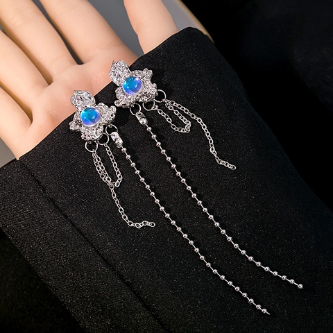 Orecchini A Lobo E Pendenti Geometrici Lega Strass Imitazione Perla Artificial Cuore Farfalla Stella Coniglio Con Perno In Argento